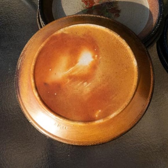 Monroe Salt Works Raspberries, Blueberries and Apricots Large Dinner Plate 11" - Picture 7 of 9